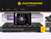 Tablet Screenshot of electrosound.se